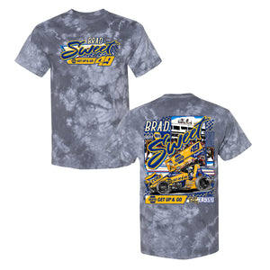Knoxville Nationals Get Racing T-Shirt & Up Sweet Silver – - Go Tie-Dye Brad