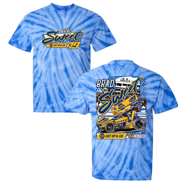 Knoxville Nationals Get Up & Go YOUTH T-Shirt - Royal Tie-Dye – Brad Sweet  Racing